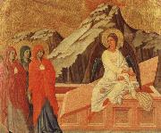 Duccio The Holy women at the grave unknow artist